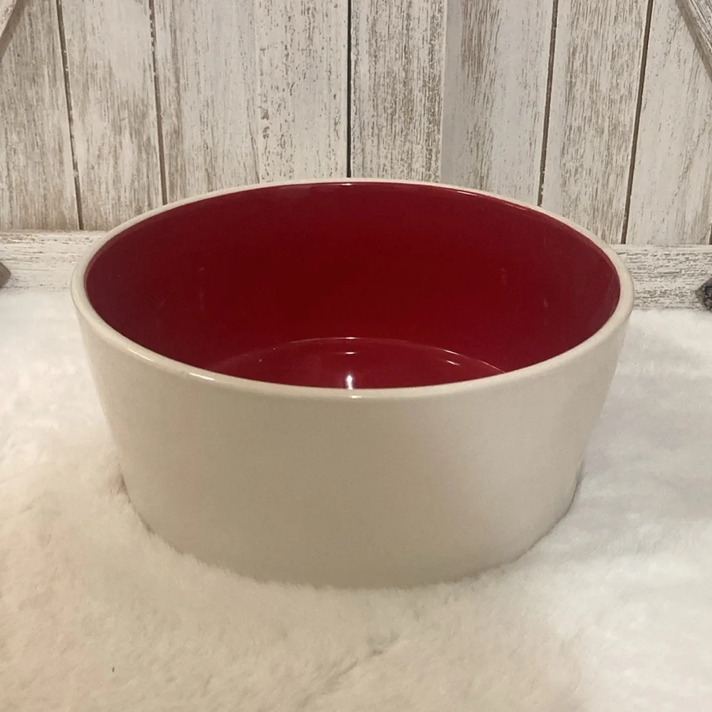 Rae Dunn Happy Howlidays Large Pet Bowl